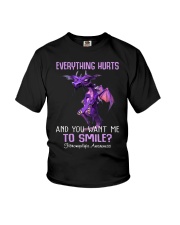 Everything hurts and you want me to smile Youth T-Shirt tile