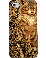 Cat Leather pattern Print Phone Case i-phone-8-case