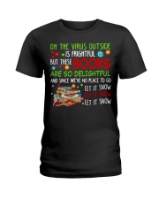 Let It Snow Ladies T-Shirt tile