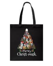 Meowy Christ-mask Tote Bag tile