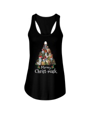 Meowy Christ-mask Ladies Flowy Tank tile