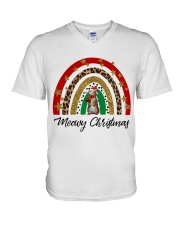 Meowy Christmas V-Neck T-Shirt tile