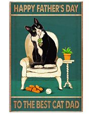 The best cat dad Father's day 11x17 Poster front
