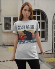 Please do not leave drinks Classic T-Shirt apparel-classic-tshirt-lifestyle-19