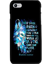 If your path demands you walk Phone Case tile