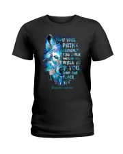 If your path demands you walk Ladies T-Shirt tile