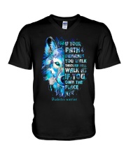 If your path demands you walk V-Neck T-Shirt tile