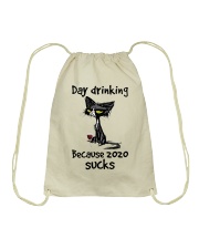Day drinking Drawstring Bag tile