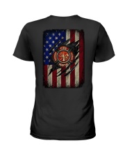 Logo flag Independence day Ladies T-Shirt tile
