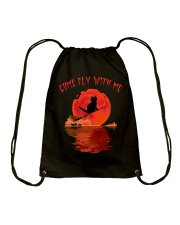 Come fly with me Halloween Drawstring Bag tile