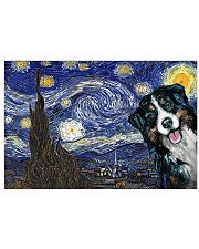 Bernese Mountain Dog Starry Night Dog lovers 17x11 Poster front