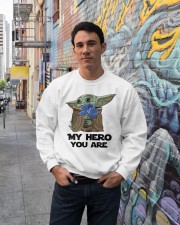 My hero you are Crewneck Sweatshirt lifestyle-unisex-sweatshirt-front-2
