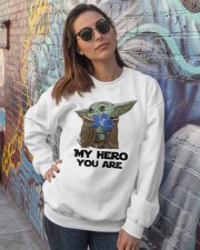My hero you are Crewneck Sweatshirt lifestyle-unisex-sweatshirt-front-3
