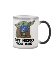 My hero you are Color Changing Mug tile