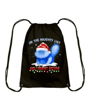 On The Naughty List Drawstring Bag tile
