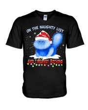 On The Naughty List V-Neck T-Shirt tile