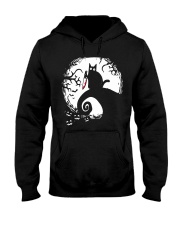 Black cat Halloween Hooded Sweatshirt tile