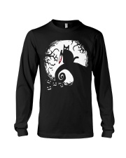 Black cat Halloween Long Sleeve Tee tile