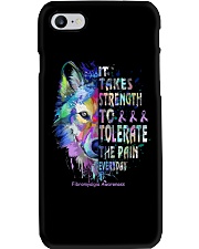 It takes strength - Fibromyalgia awareness Phone Case tile