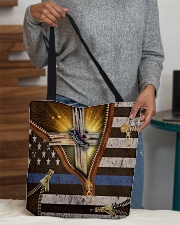 Faith over fear All-over Tote aos-all-over-tote-lifestyle-front-10
