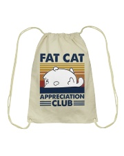 Fat cat appreciation Drawstring Bag tile