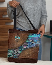 Dragon Leather Pattern Print All-over Tote aos-all-over-tote-lifestyle-front-10