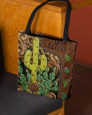 Love Cactus Leather Pattern Print All-over Tote aos-all-over-tote-lifestyle-front-02