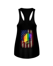 Rainbow flag Independence day Ladies Flowy Tank tile