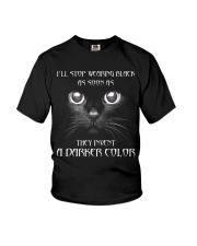 I'll stop wearing black Youth T-Shirt tile