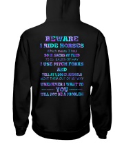 Beware I ride horse Hooded Sweatshirt tile