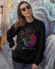 You are my sunshine Tie dye Crewneck Sweatshirt lifestyle-unisex-sweatshirt-front-3
