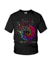 You are my sunshine Tie dye Youth T-Shirt tile