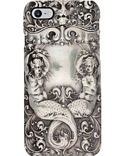 Royal Mermaid Metal Pattern Print Phone Case i-phone-8-case