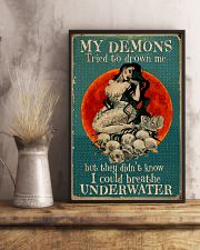 My demons tried to drown me 11x17 Poster lifestyle-poster-3