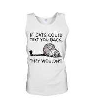If cats could text you back Unisex Tank tile