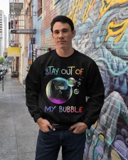 Stay out of my bubble Crewneck Sweatshirt lifestyle-unisex-sweatshirt-front-2