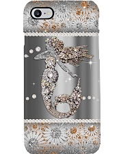Mermaid pattern print Phone Case i-phone-8-case