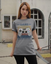 Game because 2020 sucks Classic T-Shirt apparel-classic-tshirt-lifestyle-19