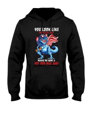 You look like the 4th of july Independence day Hooded Sweatshirt tile