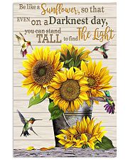 Be like a sunflower 11x17 Poster front