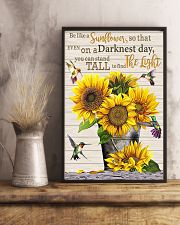 Be like a sunflower 11x17 Poster lifestyle-poster-3