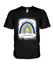 Love Doesn't Count Chromosomes V-Neck T-Shirt tile