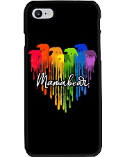 Dripping mamabear heart Phone Case tile