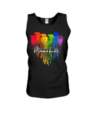 Dripping mamabear heart Unisex Tank tile