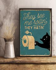 They see me rollin' they hatin' 11x17 Poster lifestyle-poster-3