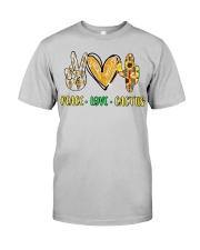 Peace love Cactus Sunflower Serape Classic T-Shirt front