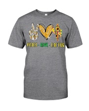 Peace love Cactus Sunflower Serape Classic T-Shirt tile