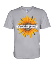 Teacher love what you do V-Neck T-Shirt tile