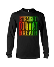 Straight outta breath Long Sleeve Tee tile
