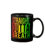 Straight outta breath Mug tile